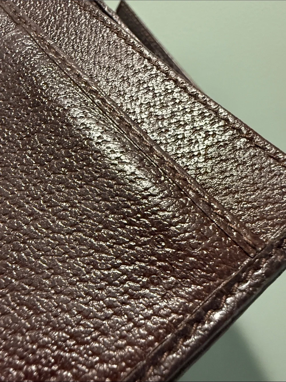Gucci Brown GG Canvas Wallet with Sherry Line - Picture 12 of 12